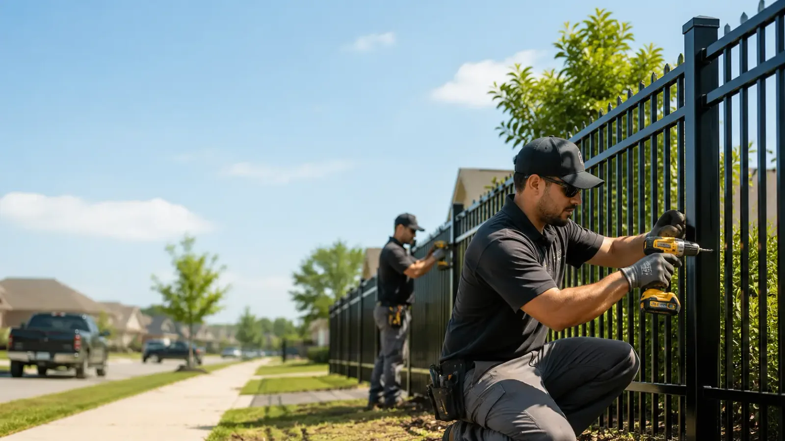 Metal Fence Installation in Winthrop, NY
